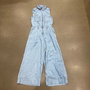 AQUA Denim Jumpsuit